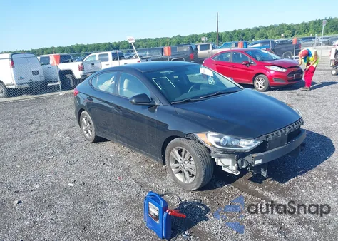 2018 Hyundai Elantra Sel из США, поврежденный, VIN 5NPD84LF5JH387862